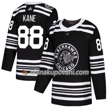 Chicago Blackhawks Dresy Patrick Kane 88 2019 Winter Classic Adidas Černá Authentic - Pánské Chicago Blackhawks Dresy Patrick Kane 88 2019 Winter Classic Adidas Černá Authentic - Pánské